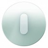 10012083 Накладка с ручкой для поворотных переключателей, R.1, стекло цвет: полярная белизна Berker