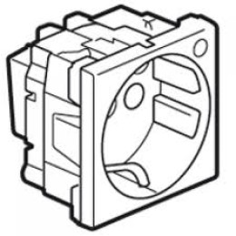 077212 Mosaic Розетка 2к+З немецкий стандарт Legrand