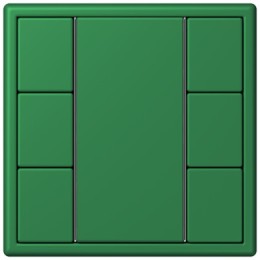 LC503TSA32050 Les Couleurs® Le Corbusier KNX кнопочный модуль F 50 с тремя парами кнопок vert fonce Jung