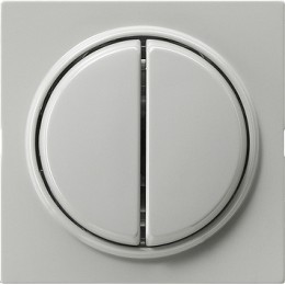 012842 Трехклавишный перелючатель с самовозвратом 10А/250В в сборе Серый Gira S-color