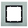 10113606 Рамка B.7 Антрацит, нержавеющая сталь 1-постовая Berker