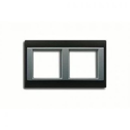 AP582ANTAL Рамка A Plus Антрацит / Алюминий 2-постовая Jung