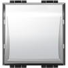 LN4040 LivingLight Кнопка (NO) с подсвечивающимся полем для надписи, размер 2 модуля Bticino
