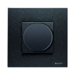 N2260.2 AN Механизм электронного поворотного светорегулятора 60-400 Вт, 2-модульный, серия Zenit, цвет антрацит, ABB