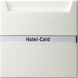 014040 Выключатель для карт, используемых в отелях Белый Gira S-color