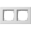 0212201 Рамка E22 Белый 2-постовая Gira