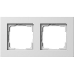 0212201 Рамка E22 Белый 2-постовая Gira