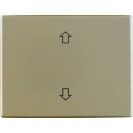 14040301 Перекидной выключатель с оттиском Стрелки цвет: светло-бронзовый, металл Arsys Berker