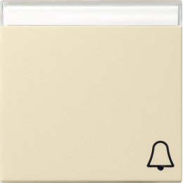 067301 Клавиша с полем для надписи и символом "звонок" Кремовый Gira