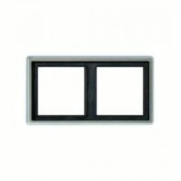 AL2982 Рамка LS 990 Алюминий 2-постовая Jung