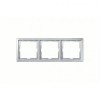 MTN481360 Рамка Artec Алюминий 3-постовая Merten