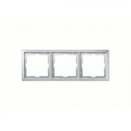 MTN481360 Рамка Artec Алюминий 3-постовая Merten