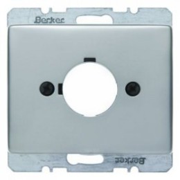 10710104 Центральная панель для сигнального и контрольного устройства диаметром 22,5 мм цвет: нержавеющая сталь Arsys Berker