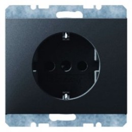 41157006 Штепсельная розетка SCHUKO цвет: антрацит, матовый K.1 Berker