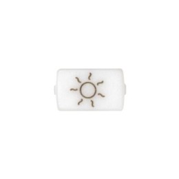 82972-35 Пиктограмма "Отопление" в клавиши для кнопочного выключателя с подсветкой, S82, S82N, S82 Detail, бе Simon