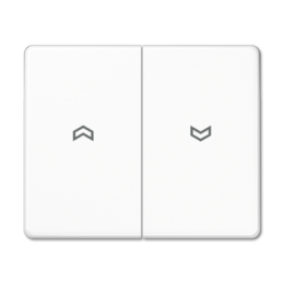 SL595PWW SL 500 Белый  Клавиша 2-я жалюзийная Jung