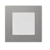 2705610-063 Рамка универсальная, 1 пост, (+суппорт, +шестигранник), 100*100мм, IP44, IK07, Scudo, серый Simon 27