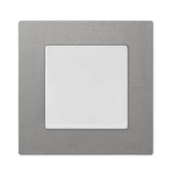 2705610-063 Рамка универсальная, 1 пост, (+суппорт, +шестигранник), 100*100мм, IP44, IK07, Scudo, серый Simon 27