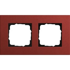 0212229 Рамка Esprit Linoleum-Multiplex Красный 2-постовая Gira 0212229 Рамка Esprit Linoleum-Multiplex Красный 2-постовая Gira