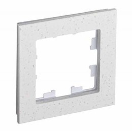 ATN343101 Рамка одинарная Schneider Electric Atlasdesign Nature, крем роял мрамор