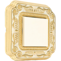 FD01361OP Рамка Firenze Патинированное золото 1-постовая Fede