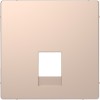 MTN4215-6051 D-life центральная накладка для розетки 2-ной RJ11/RJ12, шампань Merten