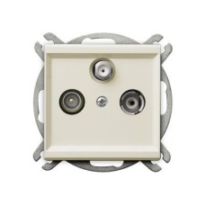 Ospel Sonata Бежевый Розетка TV-SAT ооконечная, коэффициент затухания 1,5-2 дБ GPA-RS/m/27 Ospel Sonata Бежевый Розетка TV-SAT ооконечная, коэффициент затухания 1,5-2 дБ GPA-RS/m/27