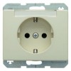 47380002 Штепсельная розетка SCHUKO с полем для надписей цвет: белый, с блеском Arsys Berker