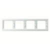 13837009 Рамка K.1 Полярная белизна с блеском 4-постовая Berker