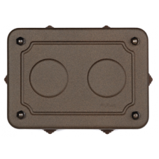 30402222 Двойной распределительный короб 175X125X50MM, состаренный металл Fontini 30402222 Двойной распределительный короб 175X125X50MM, состаренный металл Fontini