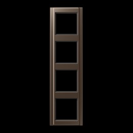 A584MO Рамка A 500 Мокко 4-постовая Jung