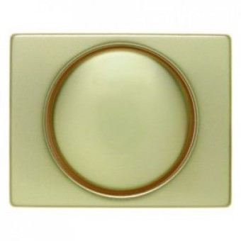 11340002 Центральная панель с регулирующей кнопкой для поворотного диммера цвет: золотой, металл Arsys Berker