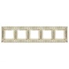 FD01415BD Рамка Provence White Decape 5-постовая Fede