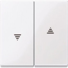 MTN432425 Клавиша x2 для рольставней, белый Merten