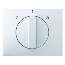 10887109 Центральная панель с вращающейся ручкой для 3-уровневого выключателя цвет: полярная белизна, с блеском K.1 Berker