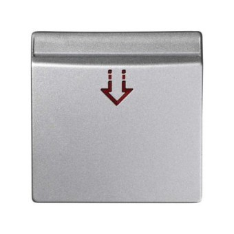 82078-93 Накладка на выключатель под карточку, S82 Detail алюминий Simon