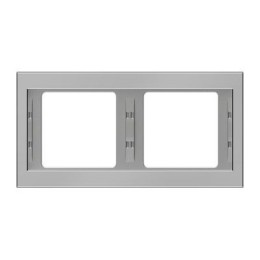 13637004 Рамка K.5 Нержавеющая сталь 2-постовая Berker