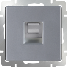 WL06-RJ-45 Розетка Ethernet RJ-45 (серебряный) Antik Werkel a029834