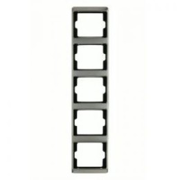 13540004 Рамка Arsys Нержавеющая сталь 5-постовая вертикальная Berker
