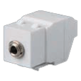 FD-35S-M Розетка аудио для штекера 3,5 мм, цвет Черный FEDE