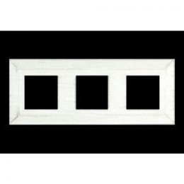 FD01253BD Рамка Provence White Decape 3-постовая Fede
