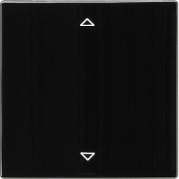 054547 Радионакладка системы управления жалюзи с возможностью подключения датчиков Черный Gira S-color