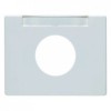 11650069 Центральная панель с полем для надписи для нажимной кнопки цвет: полярная белизна, с блеском Arsys Berker