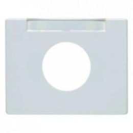 11650069 Центральная панель с полем для надписи для нажимной кнопки цвет: полярная белизна, с блеском Arsys Berker