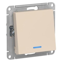 ATN000263 Atlasdesign 1-кл Переключатель с подсветкой, сх.6а, 10АХ, механизам, Бежевый Schneider Electric
