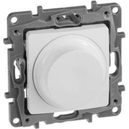 672219 Светорегулятор поворотный без нейтрали 300Вт - Etika - белый Legrand