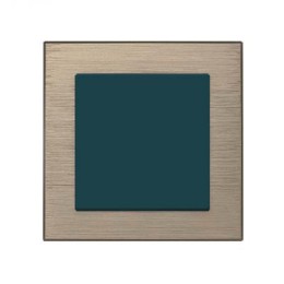 ATN312201 Рамка одинарная Schneider Electric Atlasdesign Nature, латунь металл