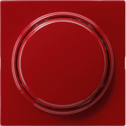 012743 Клавишный перелючатель с самовозвратом 10А/250В в сборе Красный Gira S-color