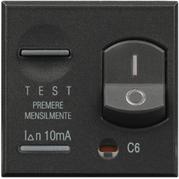 HS4305/6 Axolute “Salvavita” двухполюсный дифференциальный автоматический выключатель , 6 А Bticino