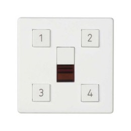 82048-30 Накладка на сценарный контроллер освещения, S82, S82N, S82 Detail, белый Simon